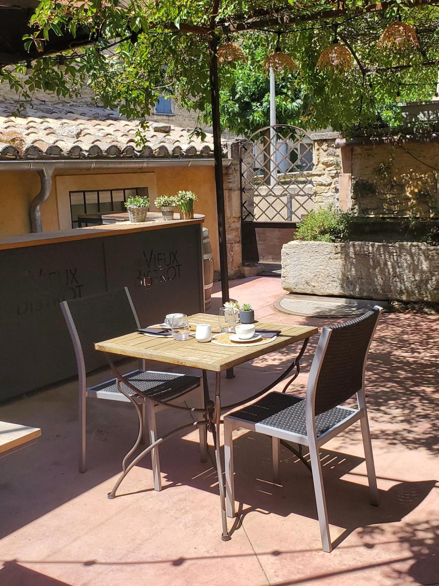 Chambres Du Vieux Bistrot Cabrières-dʼAvignon Exteriér fotografie